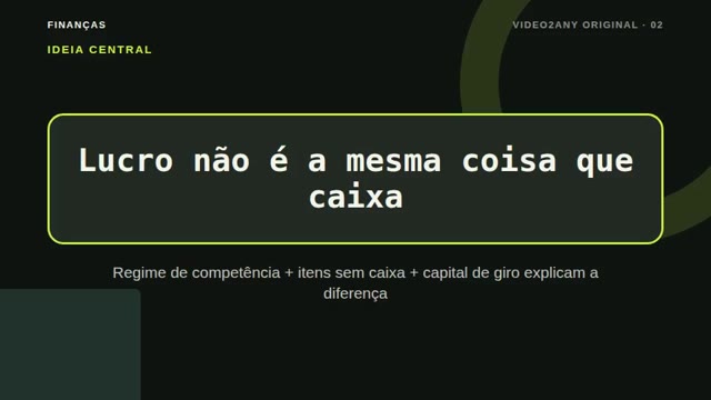 Demonstração de fluxo de caixa — slides de finanças — slide 2