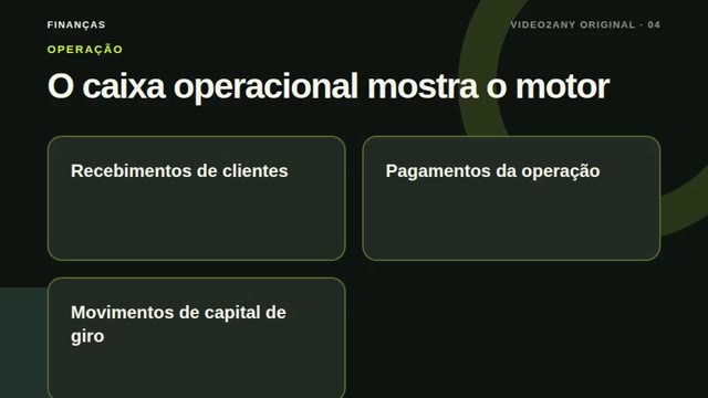 Demonstração de fluxo de caixa — slides de finanças — slide 4