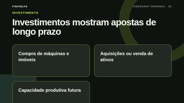 Demonstração de fluxo de caixa — slides de finanças — slide 5