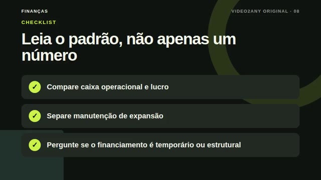 Demonstração de fluxo de caixa — slides de finanças — slide 8