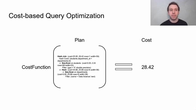 "Adaptive query optimization in PostgreSQL: approaches and challenges" — FOSDEM 2021 — slide 13