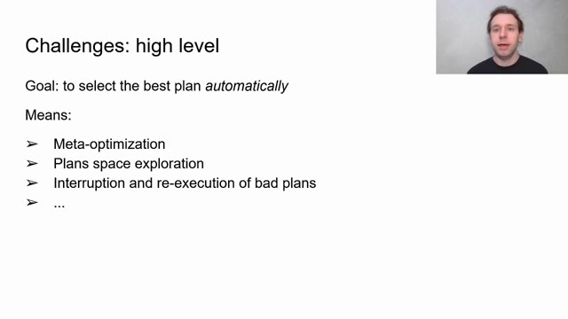 "Adaptive query optimization in PostgreSQL: approaches and challenges" — FOSDEM 2021 — slide 44