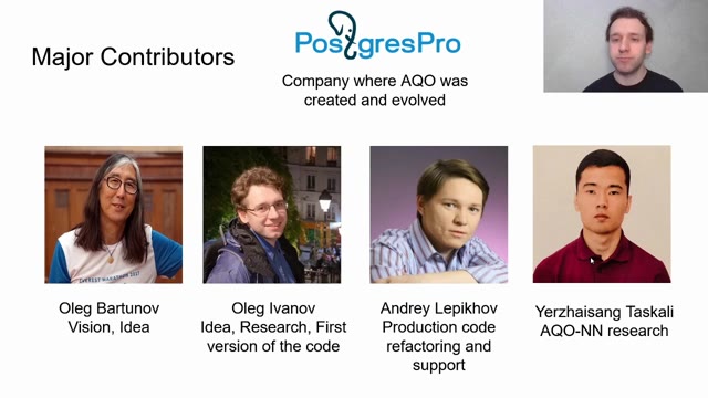 "Adaptive query optimization in PostgreSQL: approaches and challenges" — FOSDEM 2021 — slide 46