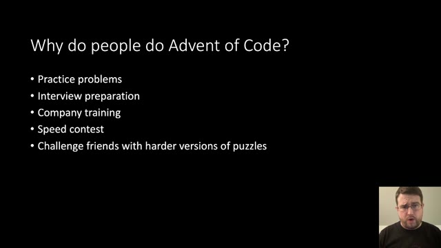 「Advent of Code — Behind the Scenes」 41번째 슬라이드, 11:13 지점