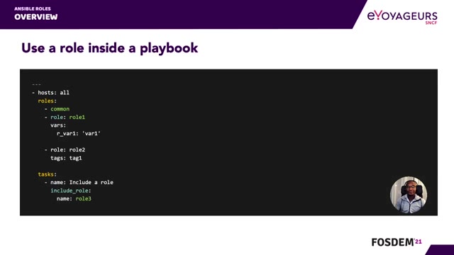 "Unit testing Ansible roles with Molecule" — FOSDEM 2021 — slide 14