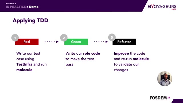 "Unit testing Ansible roles with Molecule" — FOSDEM 2021 — slide 41