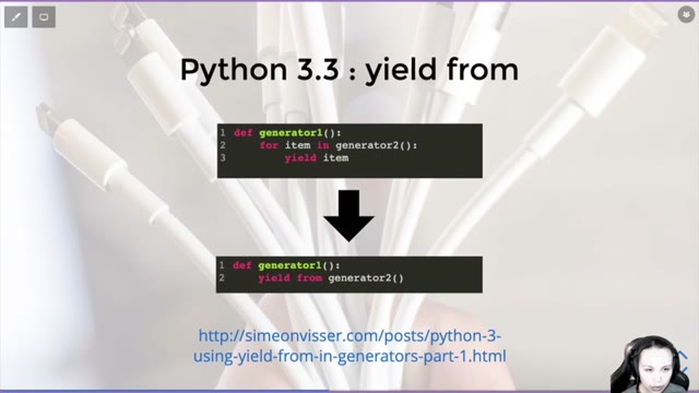 Slide 26 of “Don't be Afraid of Async”, kept at 18:22