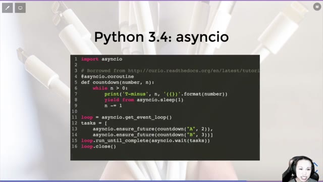Slide 31 of “Don't be Afraid of Async”, kept at 22:59