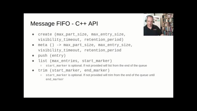 "Ceph RGW message queue API for serverless computing" — FOSDEM 2021 — slide 13
