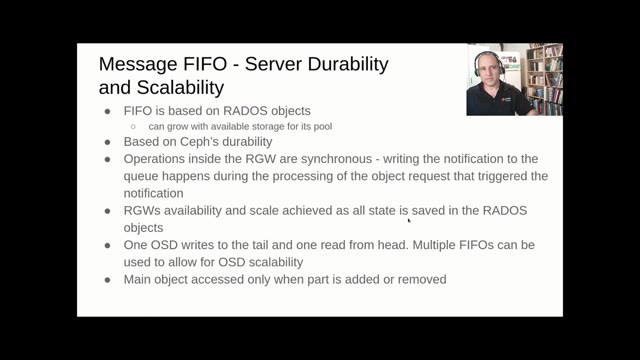 "Ceph RGW message queue API for serverless computing" — FOSDEM 2021 — slide 16
