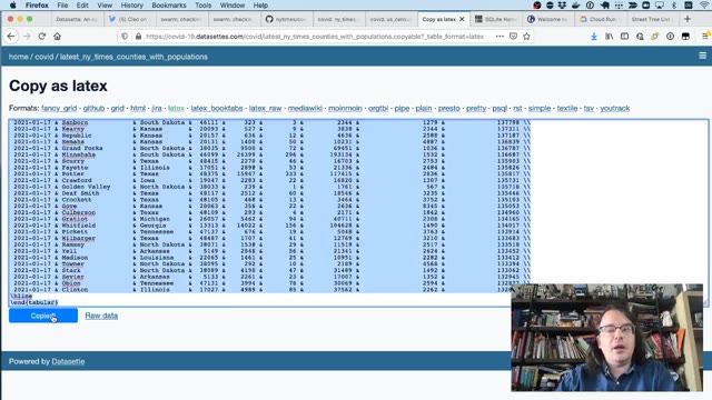 Folie 24 aus „Datasette: an open source multi-tool for exploring and publishing data“, bei 5:04 behalten
