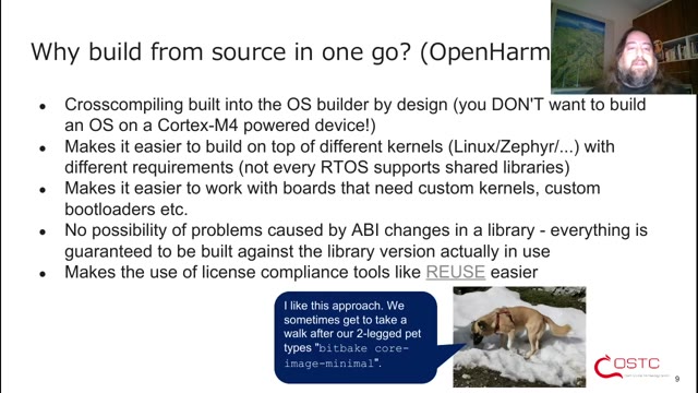 "Two approaches to building a distribution" — FOSDEM 2021 — slide 10
