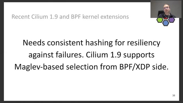 「Advanced BPF kernel features for the container age」のスライド31、14:14 時点