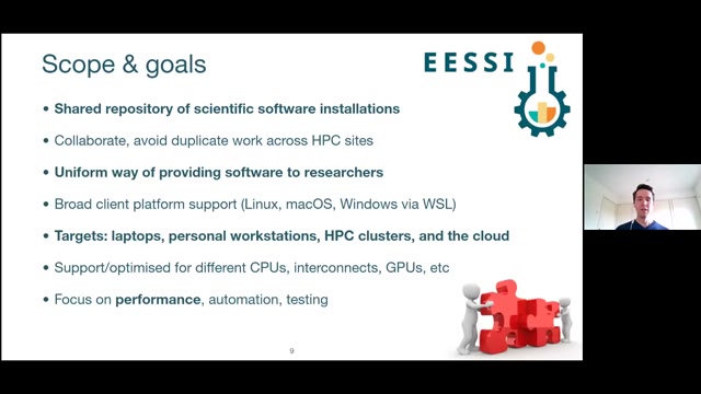 "EESSI: one scientific software stack to rule them all" — FOSDEM 2021 — slide 10