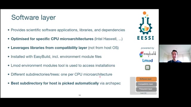 "EESSI: one scientific software stack to rule them all" — FOSDEM 2021 — slide 17