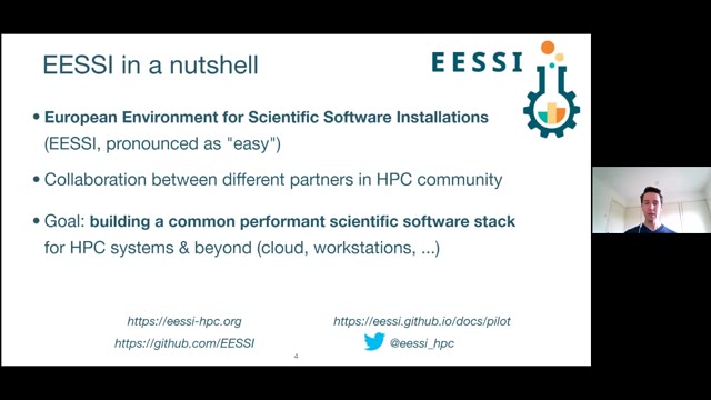 "EESSI: one scientific software stack to rule them all" — FOSDEM 2021 — slide 6