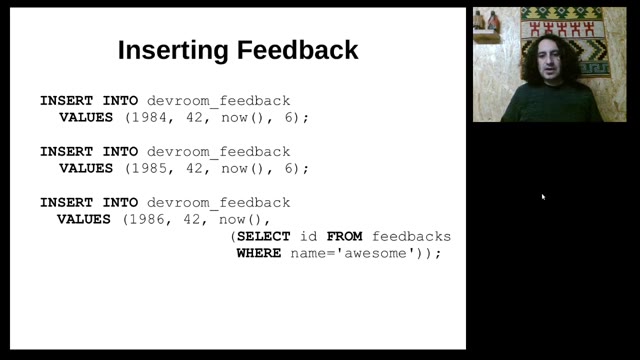 "I use ENUM — vindicating the underdog of data types" — FOSDEM 2021 — slide 16