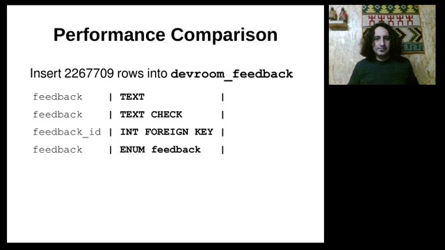 "I use ENUM — vindicating the underdog of data types" — FOSDEM 2021 — slide 26