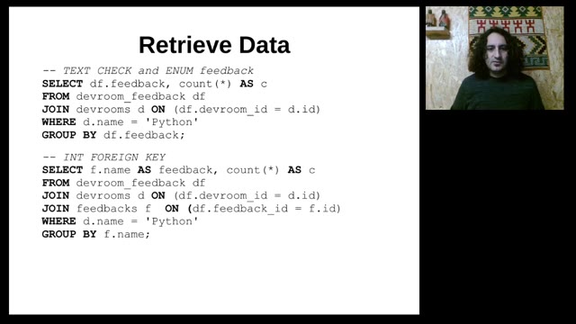 "I use ENUM — vindicating the underdog of data types" — FOSDEM 2021 — slide 30