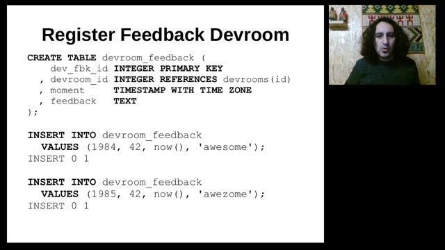 "I use ENUM — vindicating the underdog of data types" — FOSDEM 2021 — slide 6