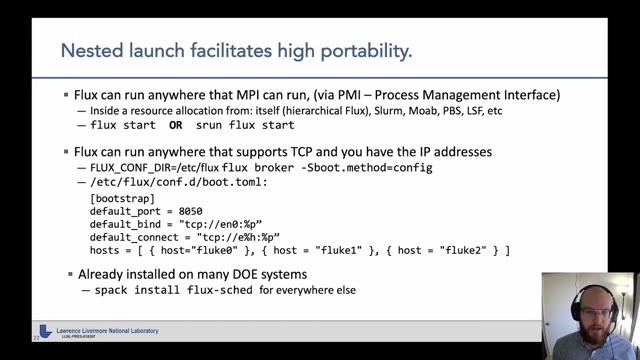 "Flux: solving exascale workflow and resource challenges" — FOSDEM 2021 — slide 30