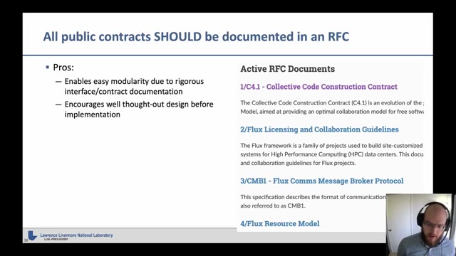 "Flux: solving exascale workflow and resource challenges" — FOSDEM 2021 — slide 46
