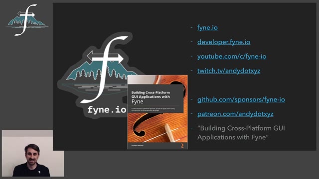 "Building cross-platform Go GUIs with Fyne" — FOSDEM 2021 — slide 31