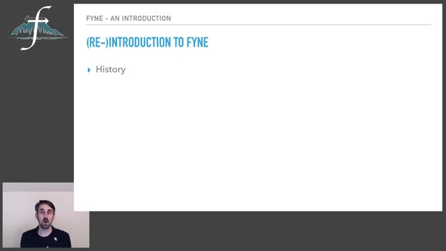 "Building cross-platform Go GUIs with Fyne" — FOSDEM 2021 — slide 4