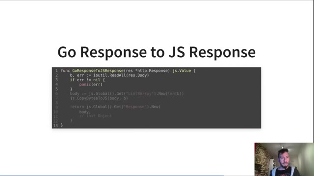 Folie 40 aus „Deploy a Go HTTP server in your browser“, bei 15:48 behalten
