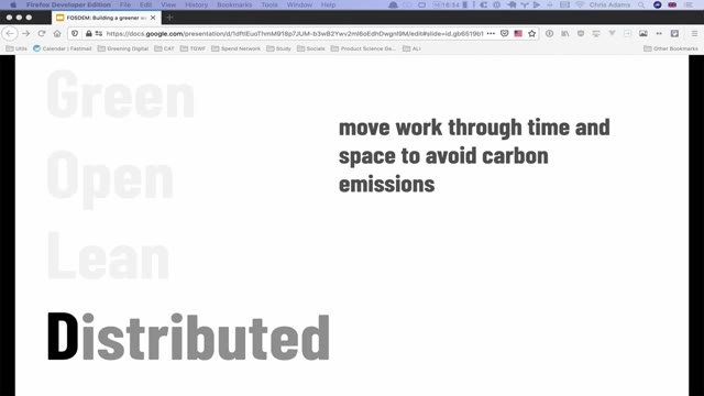 Slide 42 of “Building a greener web”, kept at 20:12