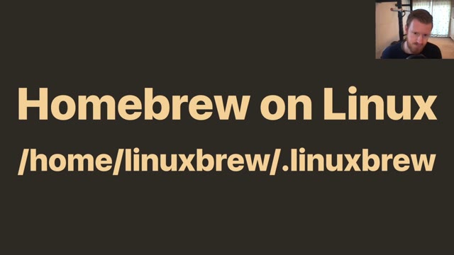 "Homebrew: macOS Big Sur and ARM" — FOSDEM 2021 — slide 21