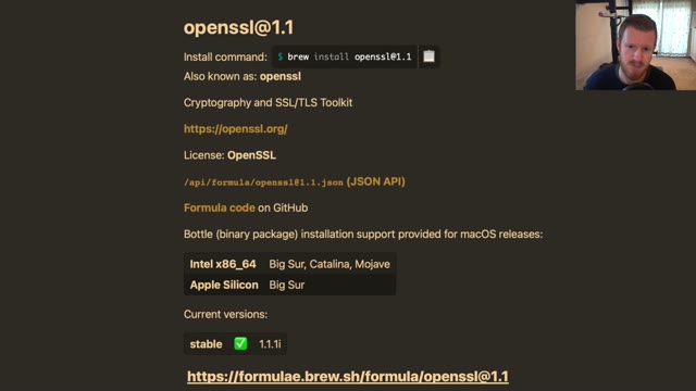 "Homebrew: macOS Big Sur and ARM" — FOSDEM 2021 — slide 32