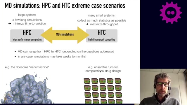"From an HPC cluster to containerized ensemble runs" — FOSDEM 2021 — slide 15