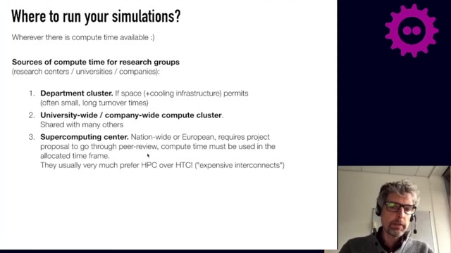 "From an HPC cluster to containerized ensemble runs" — FOSDEM 2021 — slide 18