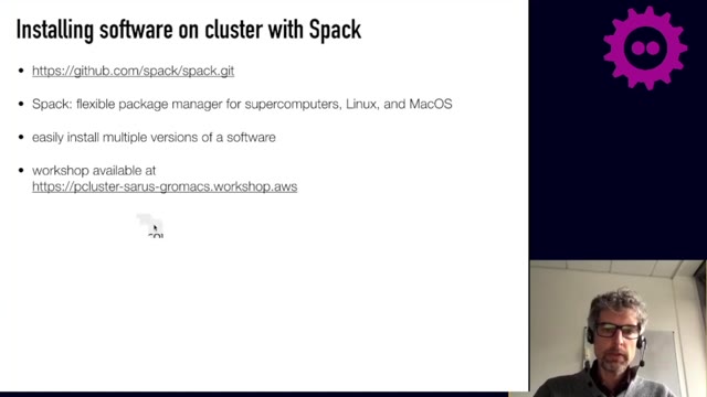 "From an HPC cluster to containerized ensemble runs" — FOSDEM 2021 — slide 21