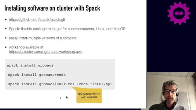 "From an HPC cluster to containerized ensemble runs" — FOSDEM 2021 — slide 22