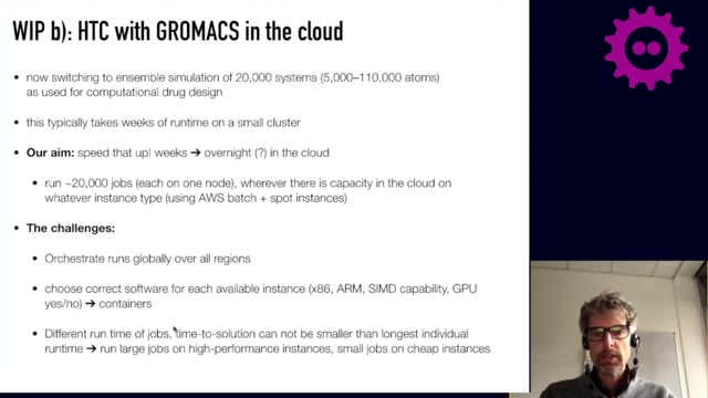 "From an HPC cluster to containerized ensemble runs" — FOSDEM 2021 — slide 36