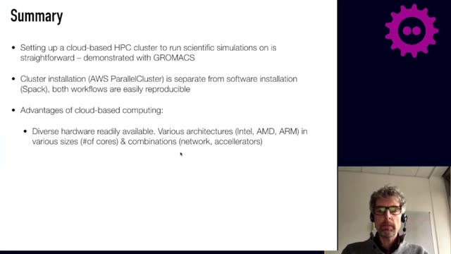 "From an HPC cluster to containerized ensemble runs" — FOSDEM 2021 — slide 41