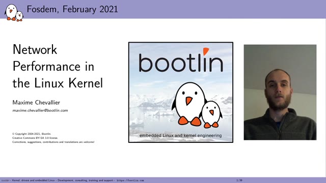 "Networking performance in the Linux kernel" — FOSDEM 2021 — slide 2