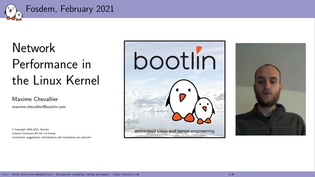 "Networking performance in the Linux kernel" — FOSDEM 2021 — slide 3
