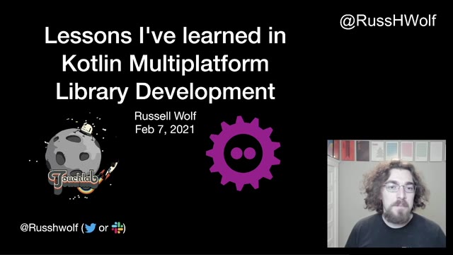 "Lessons I've learned in multiplatform library development" — FOSDEM 2021 — slide 2