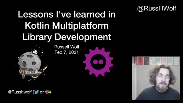"Lessons I've learned in multiplatform library development" — FOSDEM 2021 — slide 3