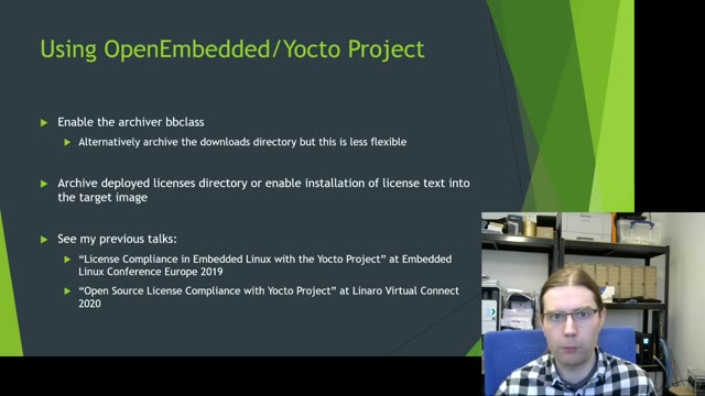 "Embedded Linux license compliance for hackers and makers" — FOSDEM 2021 — slide 17