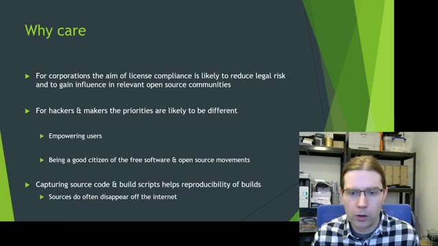 "Embedded Linux license compliance for hackers and makers" — FOSDEM 2021 — slide 6