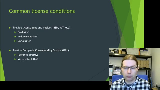 "Embedded Linux license compliance for hackers and makers" — FOSDEM 2021 — slide 8