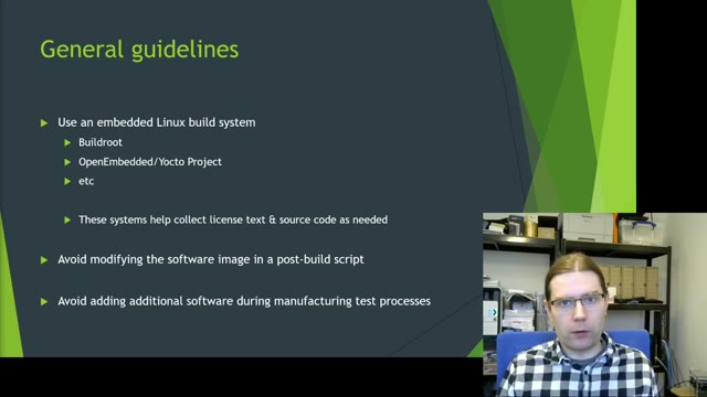 "Embedded Linux license compliance for hackers and makers" — FOSDEM 2021 — slide 9
