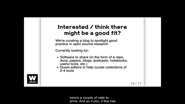 "Open research in life science" — FOSDEM 2021 — slide 17