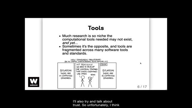 "Open research in life science" — FOSDEM 2021 — slide 8
