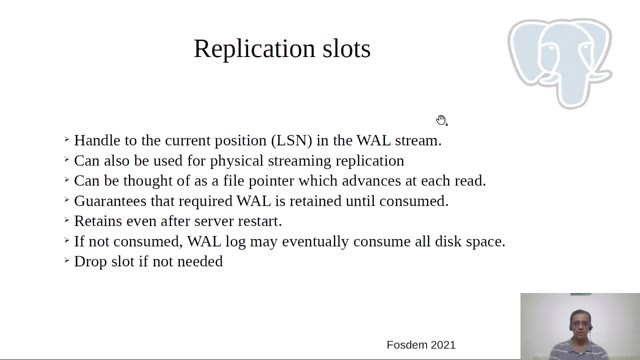 "PostgreSQL logical decoding" — FOSDEM 2021 — slide 11
