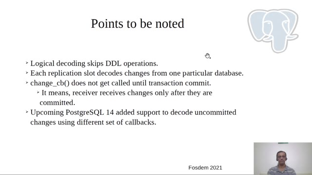"PostgreSQL logical decoding" — FOSDEM 2021 — slide 15